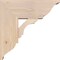 Ekena Millwork Olympic Traditional Smooth Bracket w/ Offset Brace, Douglas Fir, 7 1/2"W x 18"D x 18"H BKT0806X18X18OLY01SDF - alternate 3